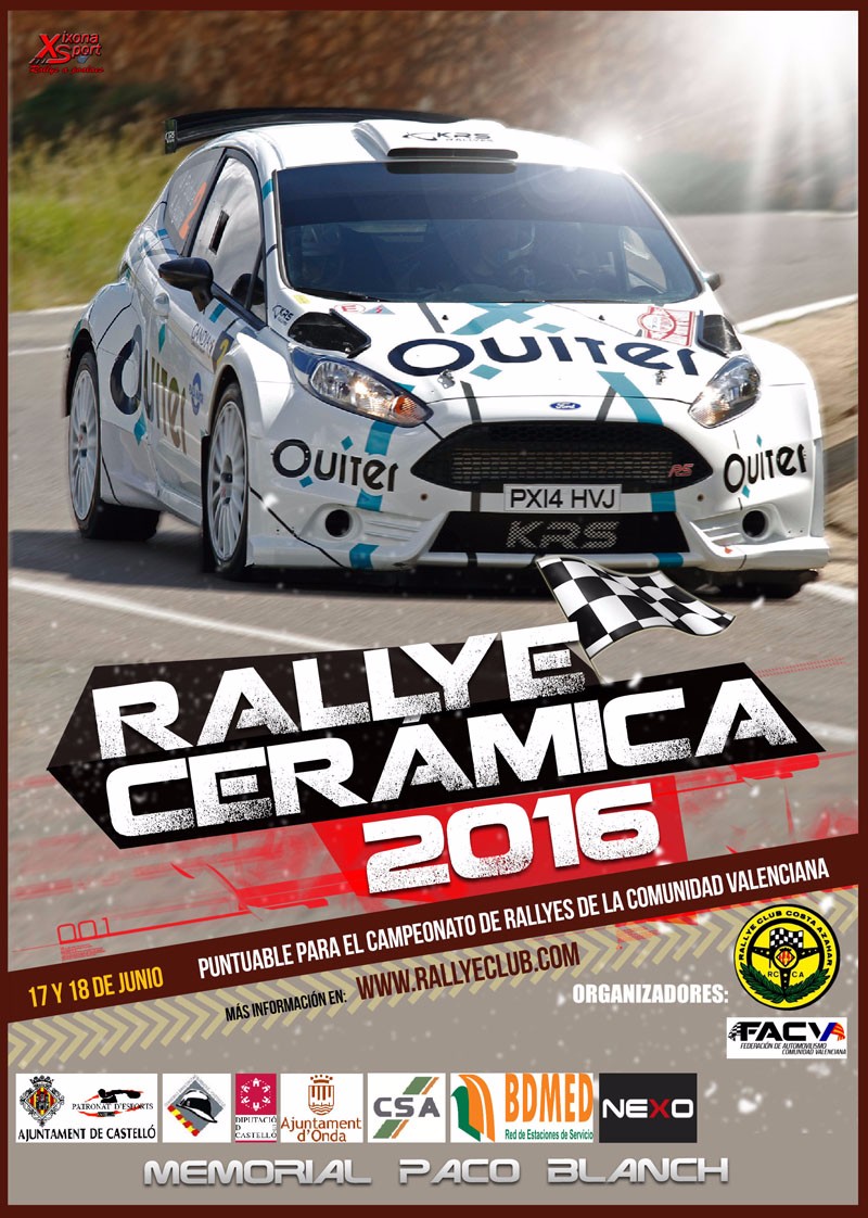 MT Racing - Previo Rallye Ceramica - Cartel